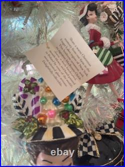 Mackenzie-Childs Granny Kitsch Lady Portrait Ornament. NIB More Available