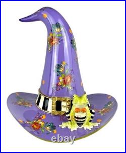 Mackenzie-Childs Halloween Fergal Witch's Hat Figurine 12 Tall New In Box