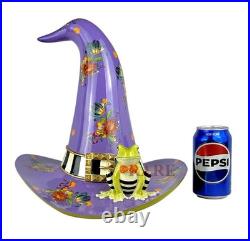 Mackenzie-Childs Halloween Fergal Witch's Hat Figurine 12 Tall New In Box