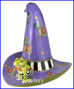 Mackenzie-Childs Halloween Fergal Witch's Hat Figurine 12 Tall New In Box