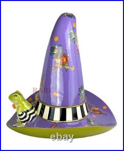 Mackenzie-Childs Halloween Fergal Witch's Hat Figurine 12 Tall New In Box