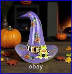 Mackenzie-Childs Halloween Fergal Witch's Hat Figurine 12 Tall New In Box