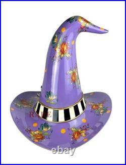 Mackenzie-Childs Halloween Fergal Witch's Hat Figurine 12 Tall New In Box