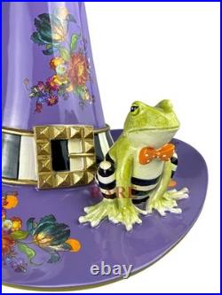 Mackenzie-Childs Halloween Fergal Witch's Hat Figurine 12 Tall New In Box
