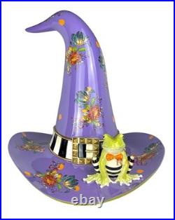 Mackenzie-Childs Halloween Fergal Witch's Hat Figurine 12 Tall New In Box