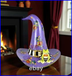 Mackenzie-Childs Halloween Fergal Witch's Hat Figurine 12 Tall New In Box
