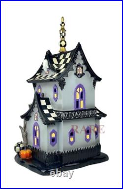 Mackenzie-Childs Halloween Illuminated Music Haunted House New No Box