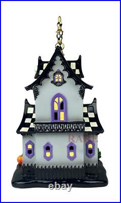 Mackenzie-Childs Halloween Illuminated Music Haunted House New No Box