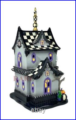 Mackenzie-Childs Halloween Illuminated Music Haunted House New No Box