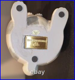 Mackenzie Childs Pair of Sterling Check Bunnies, Standing and Resting NIB Mackenzie Childs Pair of Sterling Check Bunnies, Standing and Resting NIB