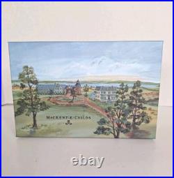 Mackenzie Childs Parchment Check Sheep Ornament withOriginal Box and Tag