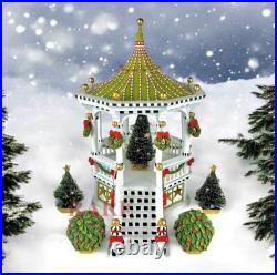 Mackenzie-Childs Patience Brewster Caroler Gazebo Display With Trees New No Box