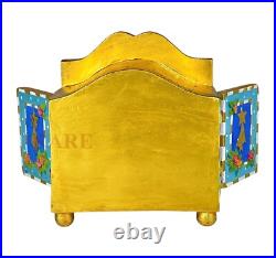 Mackenzie-Childs Patience Brewster Mini Nativity Retablo Holy Family New Box Mackenzie-Childs Patience Brewster Mini Nativity Retablo Holy Family New Box