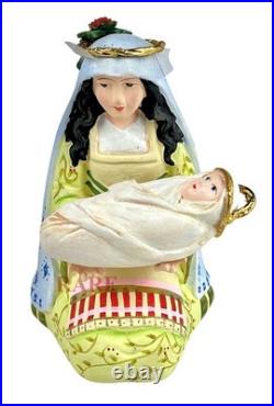 Mackenzie-Childs Patience Brewster Nativity Holy Family Figures New