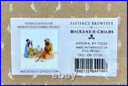 Mackenzie-Childs Patience Brewster Nativity Holy Family Figures New