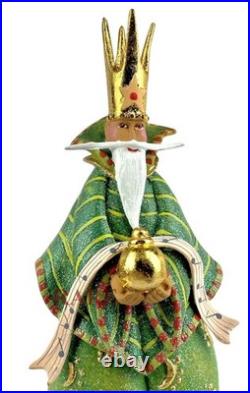 Mackenzie-Childs Patience Brewster Nativity World Magi Figures New Box