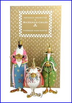Mackenzie-Childs Patience Brewster Nativity World Magi Figures Set of 3 New Box Mackenzie-Childs Patience Brewster Nativity World Magi Figures Set of 3 New Box