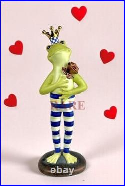 Mackenzie-Childs Royal Fergal The Frog With Flower Décor New No Box