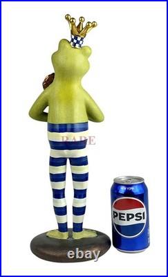 Mackenzie-Childs Royal Fergal The Frog With Flower Décor New No Box