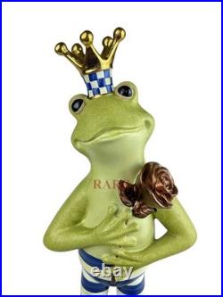 Mackenzie-Childs Royal Fergal The Frog With Flower Décor New No Box