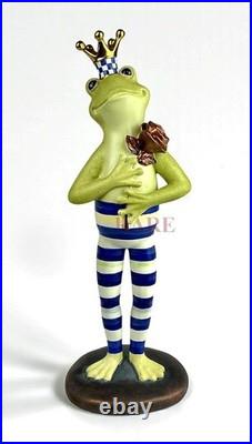Mackenzie-Childs Royal Fergal The Frog With Flower Décor New No Box