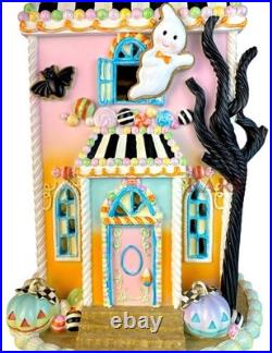 Mackenzie-Childs Trick or Treat Illuminated Sweets Mansion New Box