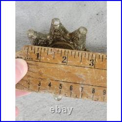 Maggies Merc Gls Crown Votive Holder Clear Glass Candle Holder