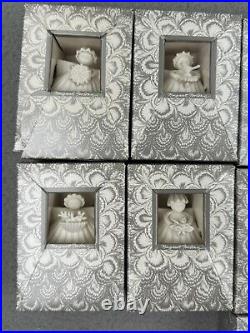 Margaret Furlong Porcelain Angel Shell Lot of 11 Ornaments 3