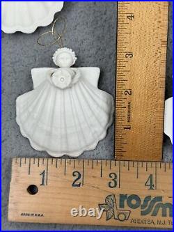 Margaret Furlong Porcelain Angel Shell Lot of 11 Ornaments 3