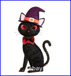 Mark 5' Pre-Lit Black Cat Halloween Yard Decoration