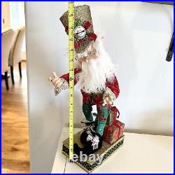 Mark Roberts Christmas North Pole Musician Elf Pixie Stocking Holder Hanger