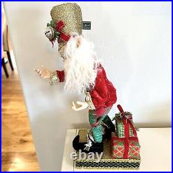 Mark Roberts Christmas North Pole Musician Elf Pixie Stocking Holder Hanger