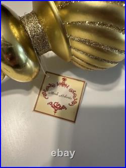 Mark Roberts Christmas Royal Jingle Swag 58 Black White Gold New with Defects Mark Roberts Christmas Royal Jingle Swag 58 Black White Gold New with Defects