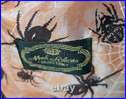 Mark Roberts Collection Halloween Witch Candy Treat Bag Spiders Orange Shelf