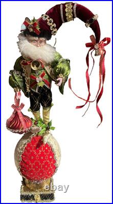 Mark Roberts Frontgate Santa Fairy Bejeweled Mantle Stocking Holder Rare