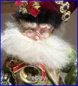 Mark Roberts Frontgate Santa Fairy Bejeweled Mantle Stocking Holder Rare