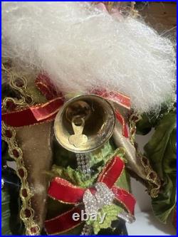 Mark Roberts Frontgate Santa Fairy Bejeweled Mantle Stocking Holder Rare