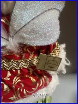 Mark Roberts Frontgate Santa Fairy Stocking Holder For Mantle Christmas Rare