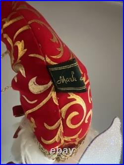 Mark Roberts Frontgate Santa Fairy Stocking Holder For Mantle Christmas Rare