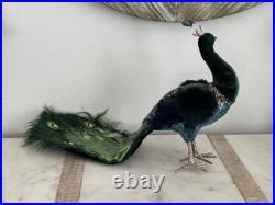 Mark Roberts Green & Blue Festive Peacock