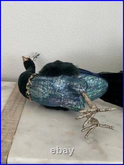 Mark Roberts Green & Blue Festive Peacock