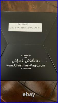 Mark Roberts King's Jewel Finial Limited Edition Ornament 8 Mark Roberts King's Jewel Finial Limited Edition Ornament 8