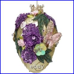 Mark Roberts Pre-Order Faberge Jewel Egg Ornament, Yellow 36-61310