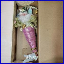Mark Roberts Under the Sea Fairy Sm Pink Mermaid Jester Ornament