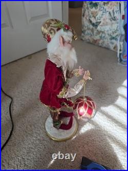 Mark Roberts Vtg Christmas Elf Stocking Holder Jester Fairy Collectible RARE