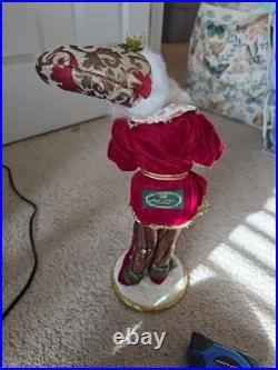Mark Roberts Vtg Christmas Elf Stocking Holder Jester Fairy Collectible RARE