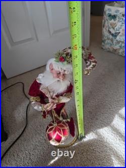 Mark Roberts Vtg Christmas Elf Stocking Holder Jester Fairy Collectible RARE