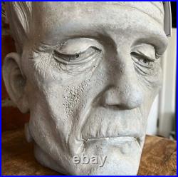 Martha Stewart 3D Frankenstein Head Halloween Arrangement Centerpiece Planter