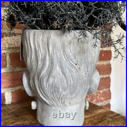 Martha Stewart 3D Frankenstein Head Halloween Arrangement Centerpiece Planter