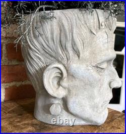 Martha Stewart 3D Frankenstein Head Halloween Arrangement Centerpiece Planter